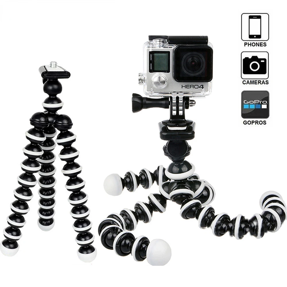 

M L Size Flexible Tripod Stand Mini Gorillapod Monopod Octopus Tripods for Gopro Digital Camera Canon Nikon Mobile Phone