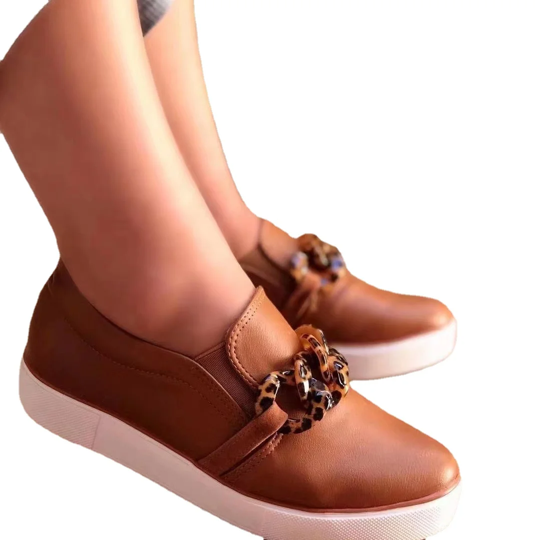 2022 Fashion Loafer Sneakers Women Shoes Slip-on Zapatos De Mujer Casual Tenis De Mujer Plus Size 43 Platform Shoes Ladies
