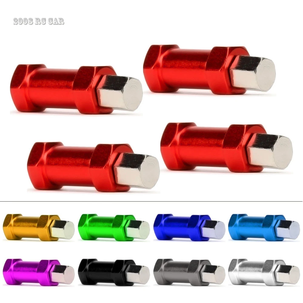 

20mm/25mm 4Pc Alloy 12mm Wheel Hex HubExtension Coupler Adaptor for 1/10 RC Crawler Car Parts AXIAL AX10 SCX10 D90 CC01 F350