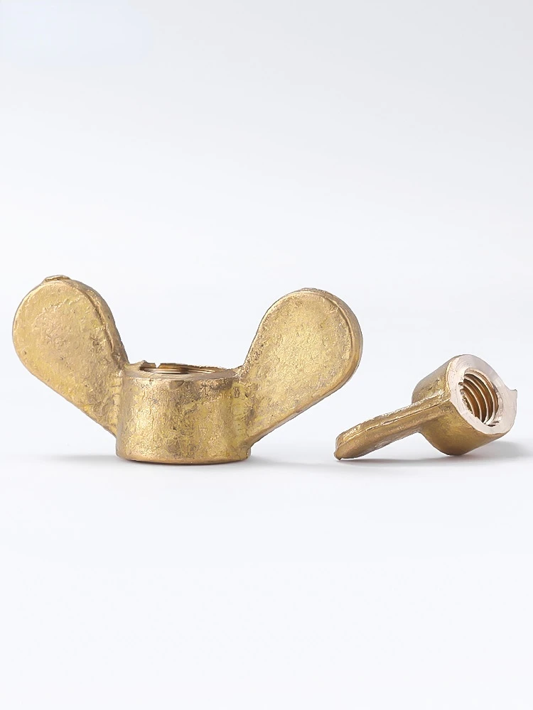 

M3-M16 1/3/5 шт. sgb62 Медная гайка-бабочка Yuanbao, гайка с углом наклона овец, ручной винт, Медная гайка