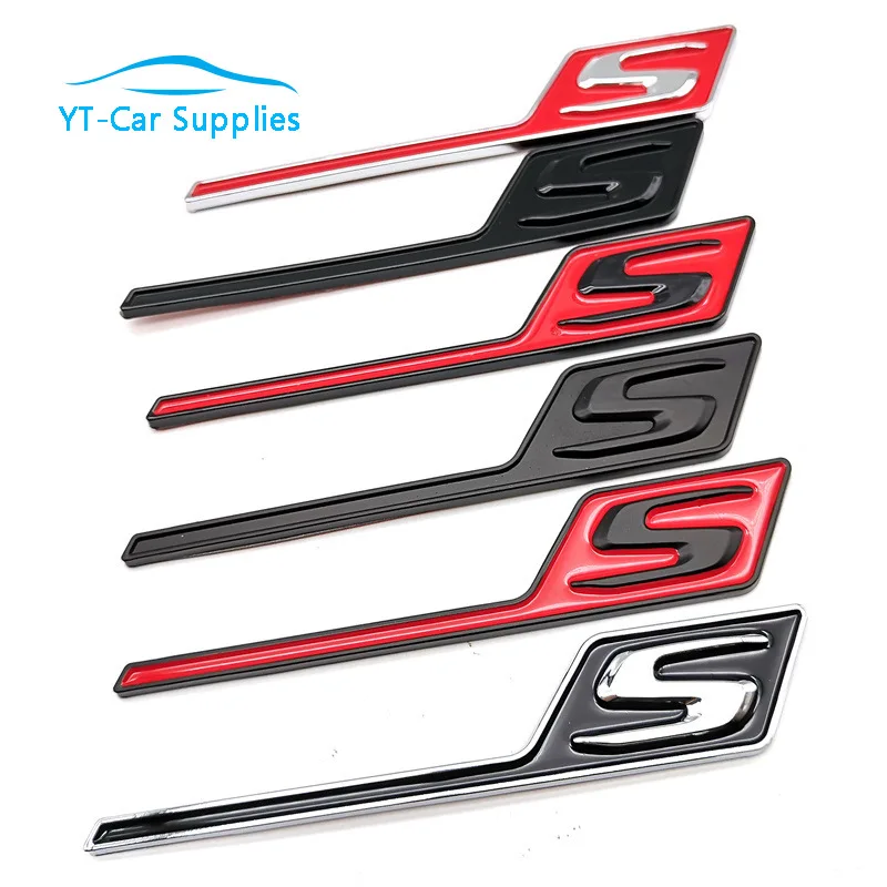 

ABS S Badge Emblem For Mercedes-Benz AMG SAMG E63S C63S GLC63S GLE63S GLS63S GTS GT43S GTR GT53 GT50 CLA45S Car Trunk Stickers
