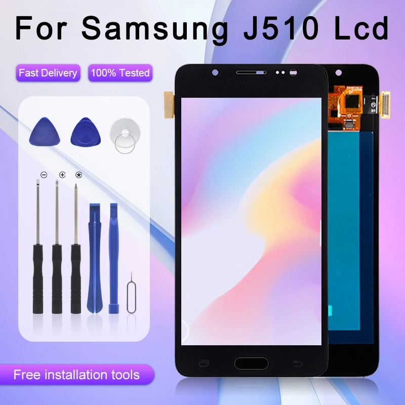 Сменный OLED-дисплей J5 2016 для Samsung Galaxy J510 ЖК-дисплей с сенсорным экраном и