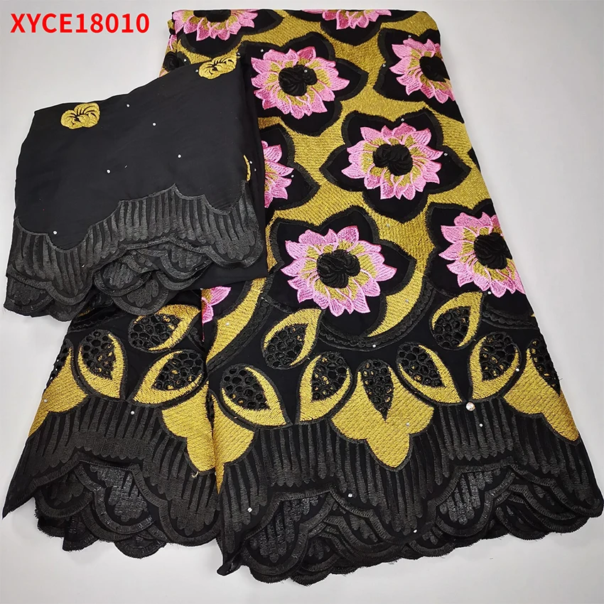 Модная одежда швейцарская кружевная ткань нигерийская вышивка хлопок для