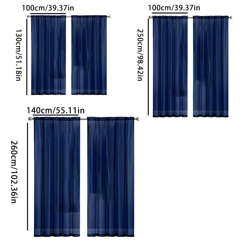 Шифоновые прозрачные оконные шторы для гостиной современные простые занавески