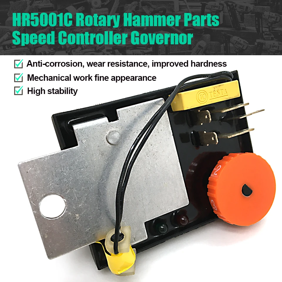 

Replace Speed Controller Governor For Makita HR5001C Rotary Hammer HM1242C HM1202C Demolition Hammer Parts 631274-8 Power Tools