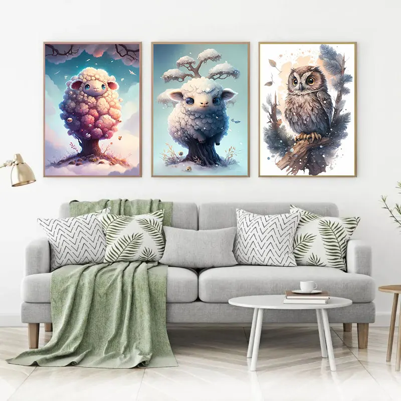 Снежинки милые плюшевые животные белый медведь Пингвин рождественские