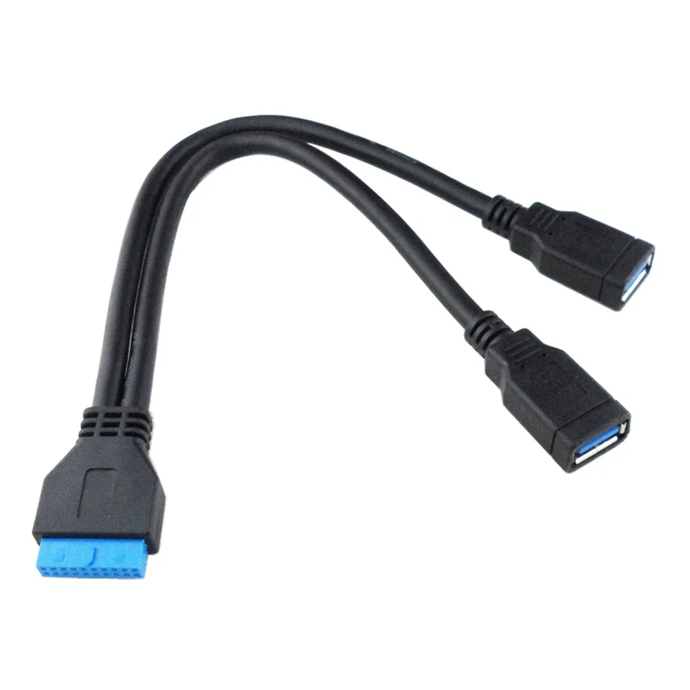 Основная плата Кабель передачи данных USB3.0 19/20-контактный к двойному гнездовому