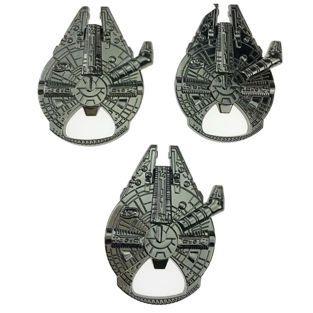 

Spaceship Beer Opener Alloy Keychain Pendant Ornaments for Bar Kitchen