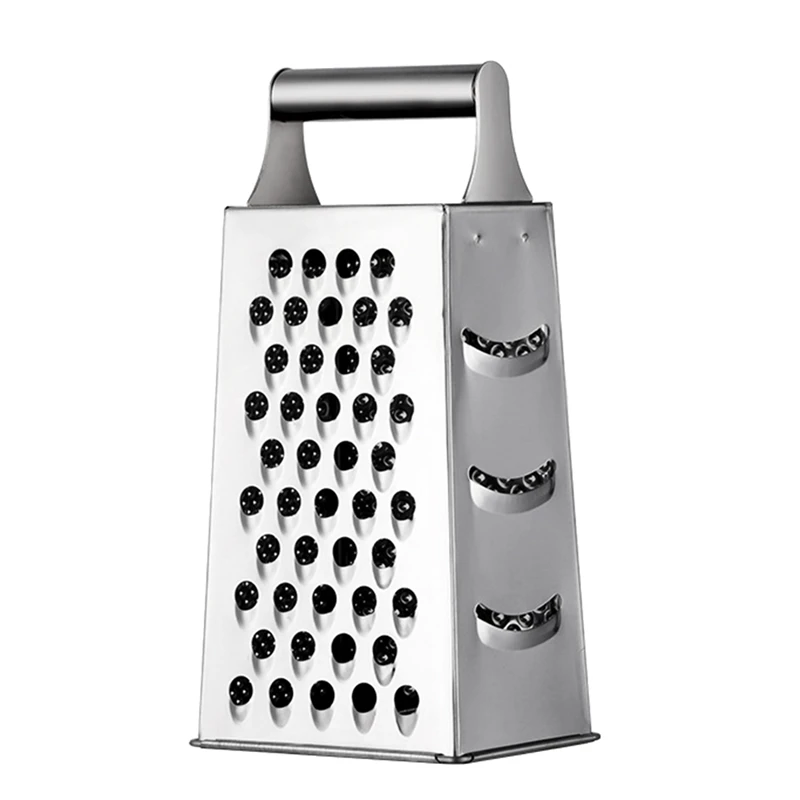 

Stainless Steel Grater, Four-Sided Vegetable Grater, Square Grater
