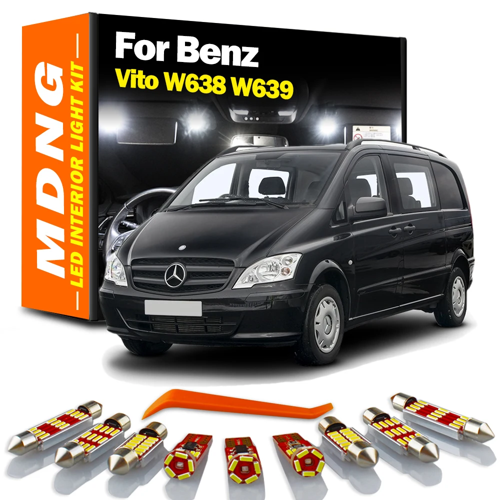 MDNG Canbus без ошибок для Mercedes Benz Vito W638 W639 Фотокарта купол Багажник автомобильный