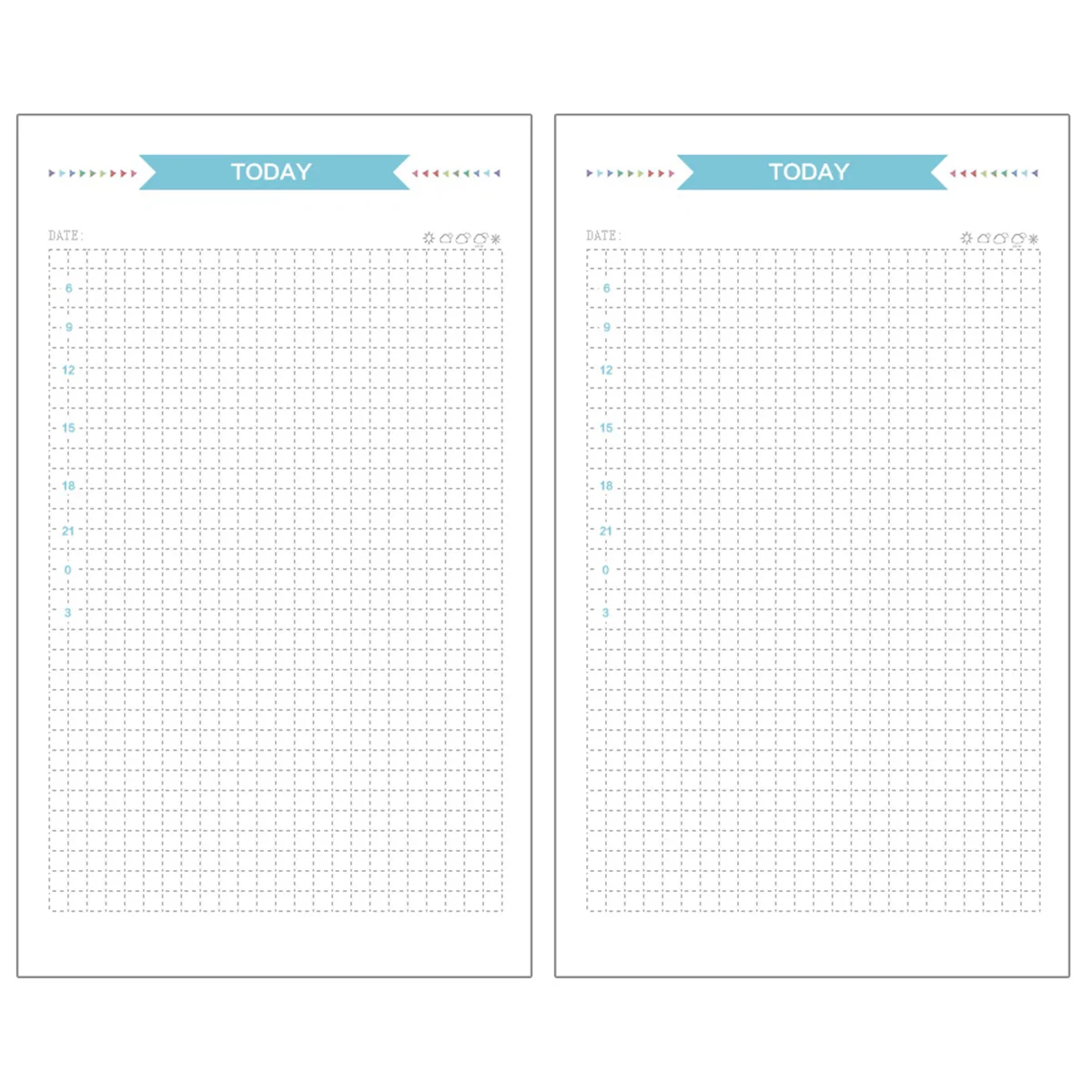 

2x Journal Inserts Paper Refill Paper Binder Refill Papers Paper Refills Loose Leaf Paper 6 Holes Paper Refills Binder Notebook