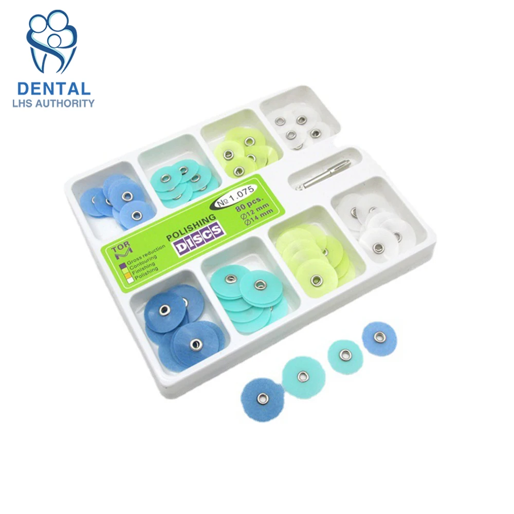 80 шт./кор. диски для полировки зубов удерживающий стержень оправка Soflex Flexi Disc RA
