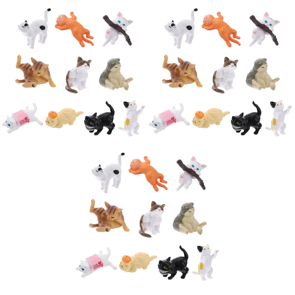 

Фигурки кошек, миниатюрные фигурки животных, мини-фигурки, орнаменты, маленькая скульптура торта, Искусственный ландшафт, микро