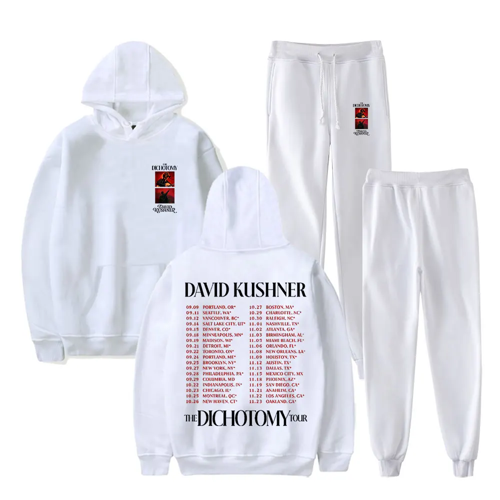 David Kushner The Dichotomy Tour Merch Толстовка с капюшоном Мужской/Женский Хип-Хоп Комплекты из 2