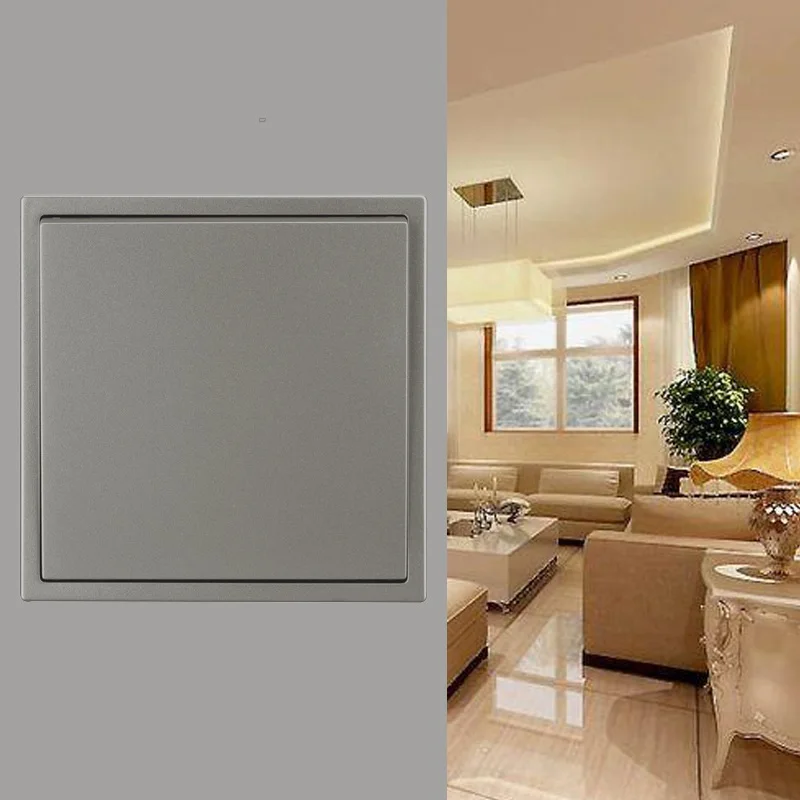 13A Великобритания Гонконг Стандартные серые настенные переключатели с