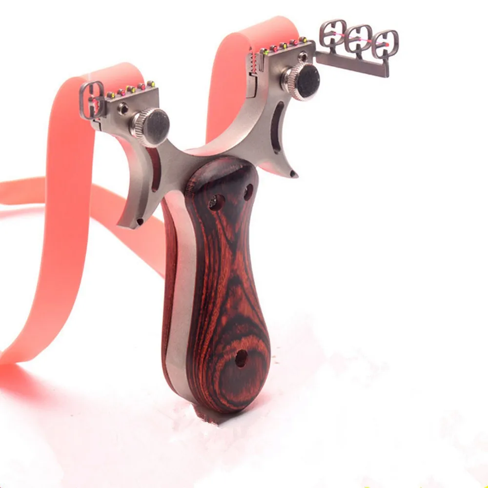 

Powerful Slingshot Hunting High Quality Steel and Rubber Band Outdoor Sling Shooting Professional Slingshot Camping Tools Sling