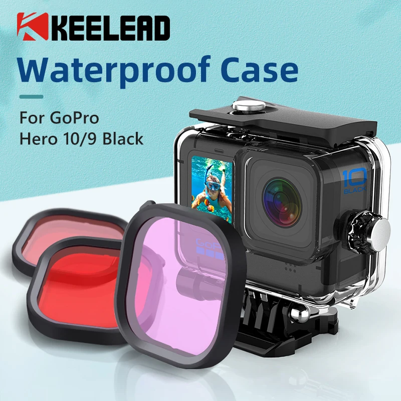 Waterproof Case for GoPro Hero 10 9 Black Underwater 60M Diving Protective Housing Shell Go Pro Action Camera Accessories |