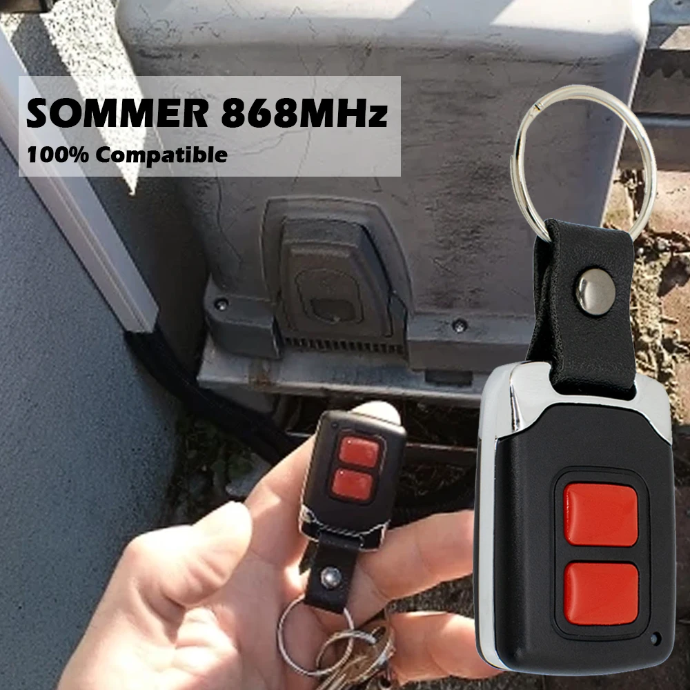 Фото Удаленный гаражный ворота для SOMMER 4020 TX03-868-4 4026 4031 868 МГц ручной передатчик для SOMMER APERTO 4025 4021 командный контроль №1