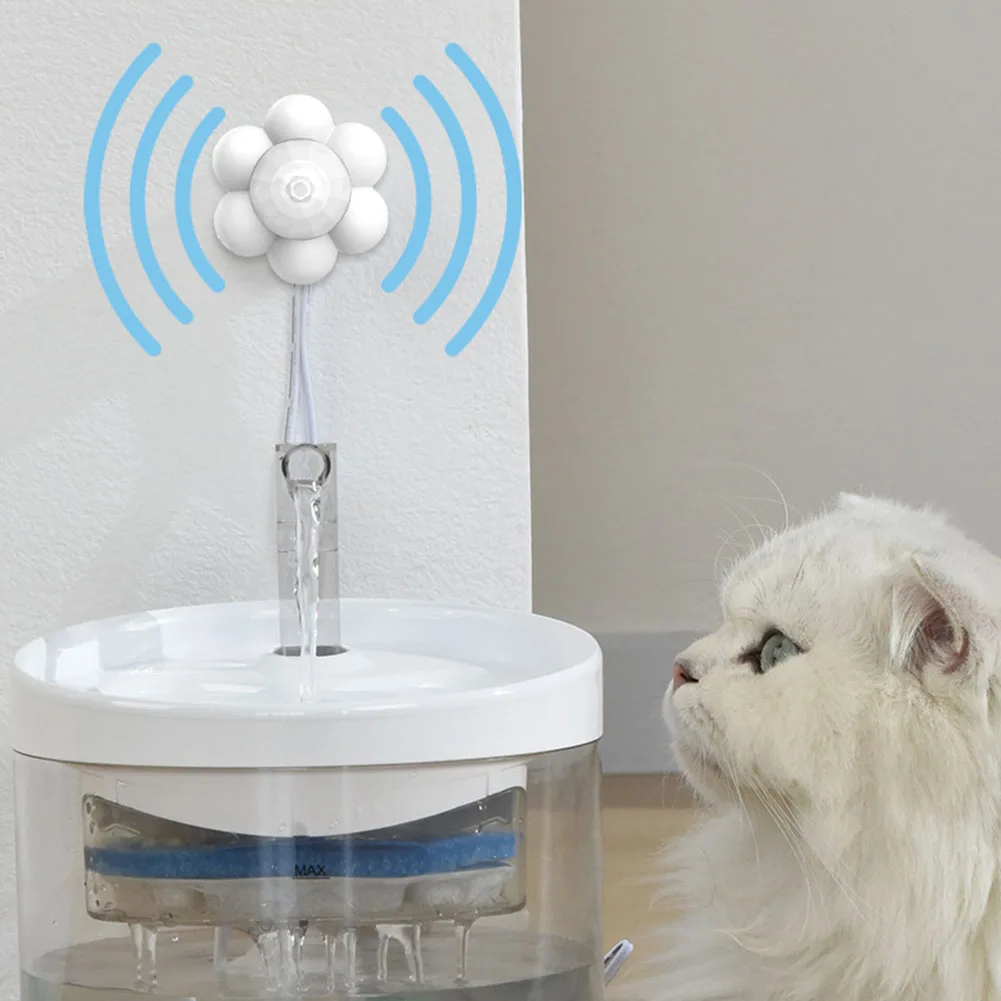 

Smart Motion Sensor Switch Automatic Cat Water Fountain Dog Drinker External Electric Water Dispenser Infrared Sensory