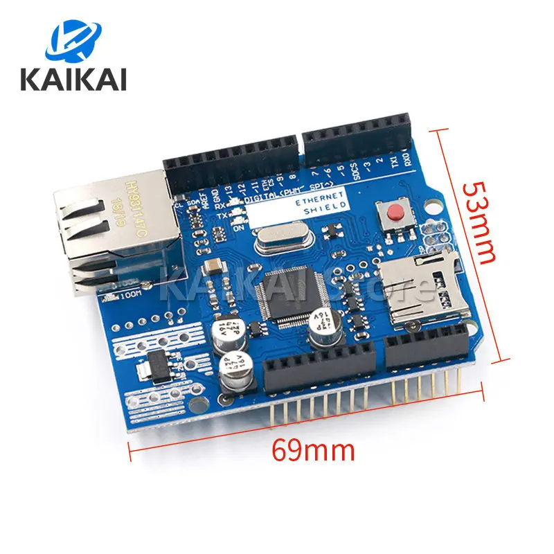 

Ethernet щит W5100 R3 Поддержка PoE для Arduino для UNO Mega 2560 Nano Бесплатная доставка