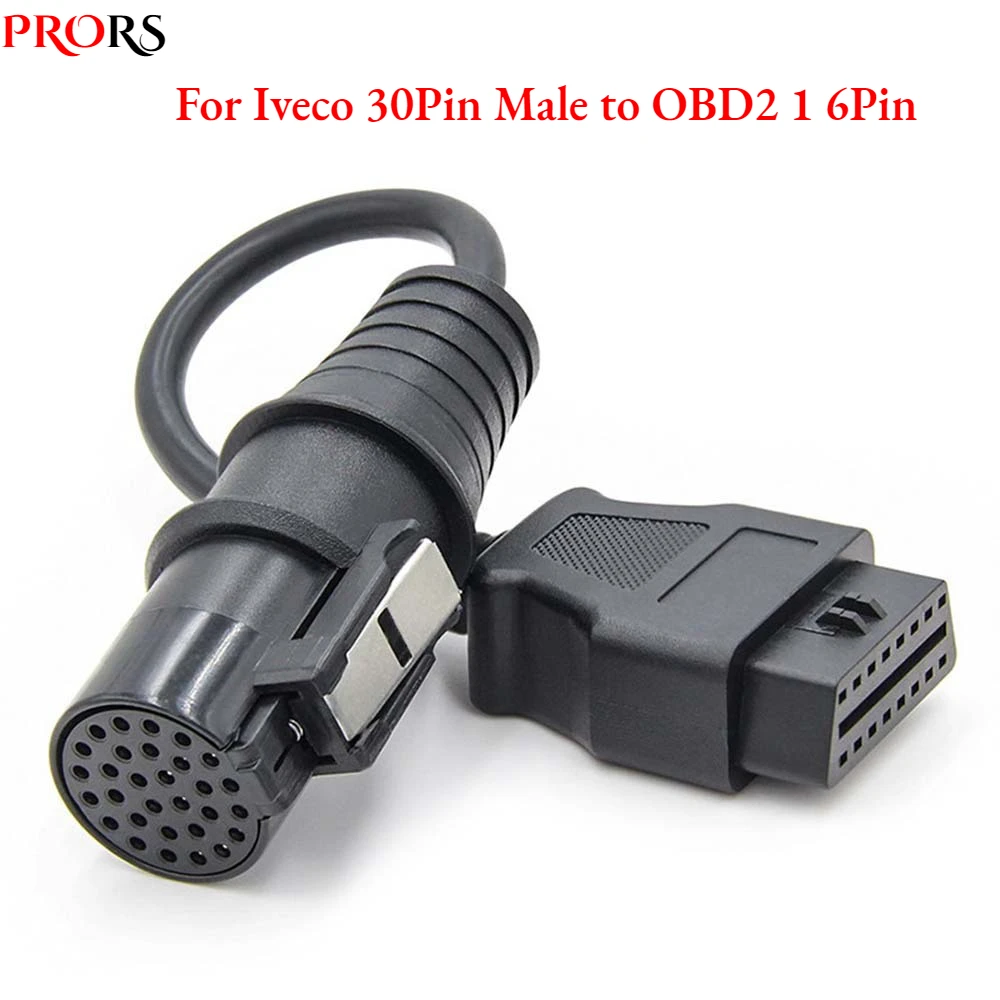 ΠΡΡΠ·ΠΎΠ²ΠΎΠΉ ΠΊΠ°Π±Π΅Π»Ρ OBD1 ΠΊ OBD2 Π΄Π»Ρ Iveco 30Pin Male ΠΊ OBD2 1 6Pin ΠΡΡΠ·ΠΎΠ²ΠΎΠΉ ΠΊΠ°Π±Π΅Π»Ρ OBD1 ΠΊ OBD2 Π΄Π»Ρ Iveco 30Pin Male ΠΊ OBD2 1 6Pin