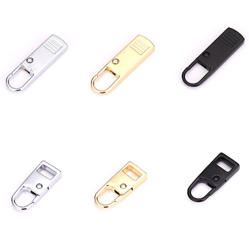 

Zipper Pull Tab Replacement Metal Extension Fixer for Luggage Backpack Suitcase