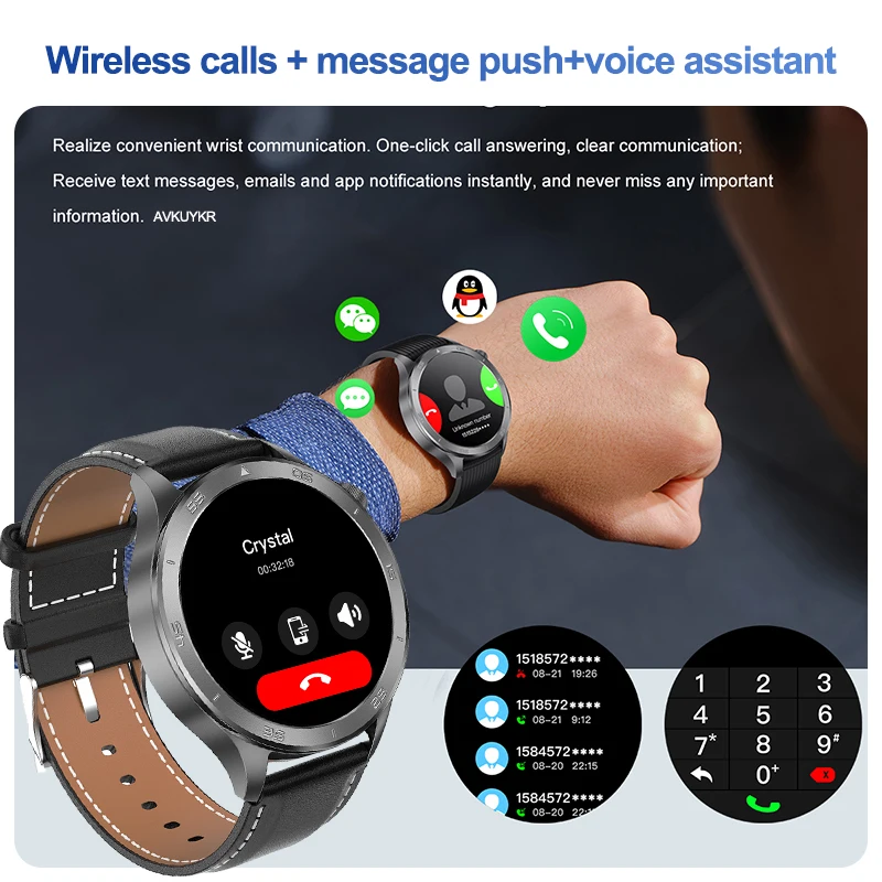 Фото Новинка 2025 года для OPPO Watch X2 GPS Смарт-часы для мужчин Bluetooth Talk Heart Rate Спортивный фитнес-трекер IP68 Водонепроницаемые умные часы для мужчин №4