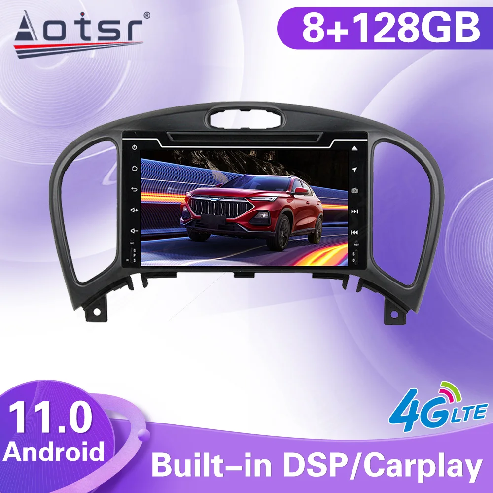 

Android 11 Car Radio Auto Audio Multimedia Player Stereo For Nissan Juke YF15 2014 2015 2016 GPS Navigation Autostereo Head Unit