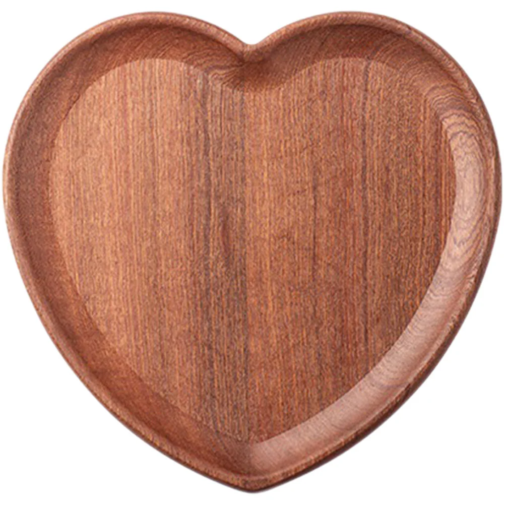 

Dish Tray Heart Plate Wooden Fruit Tray Wood Candy Plate Wood Snack Tray Wood Heart Tray Dessert Plate