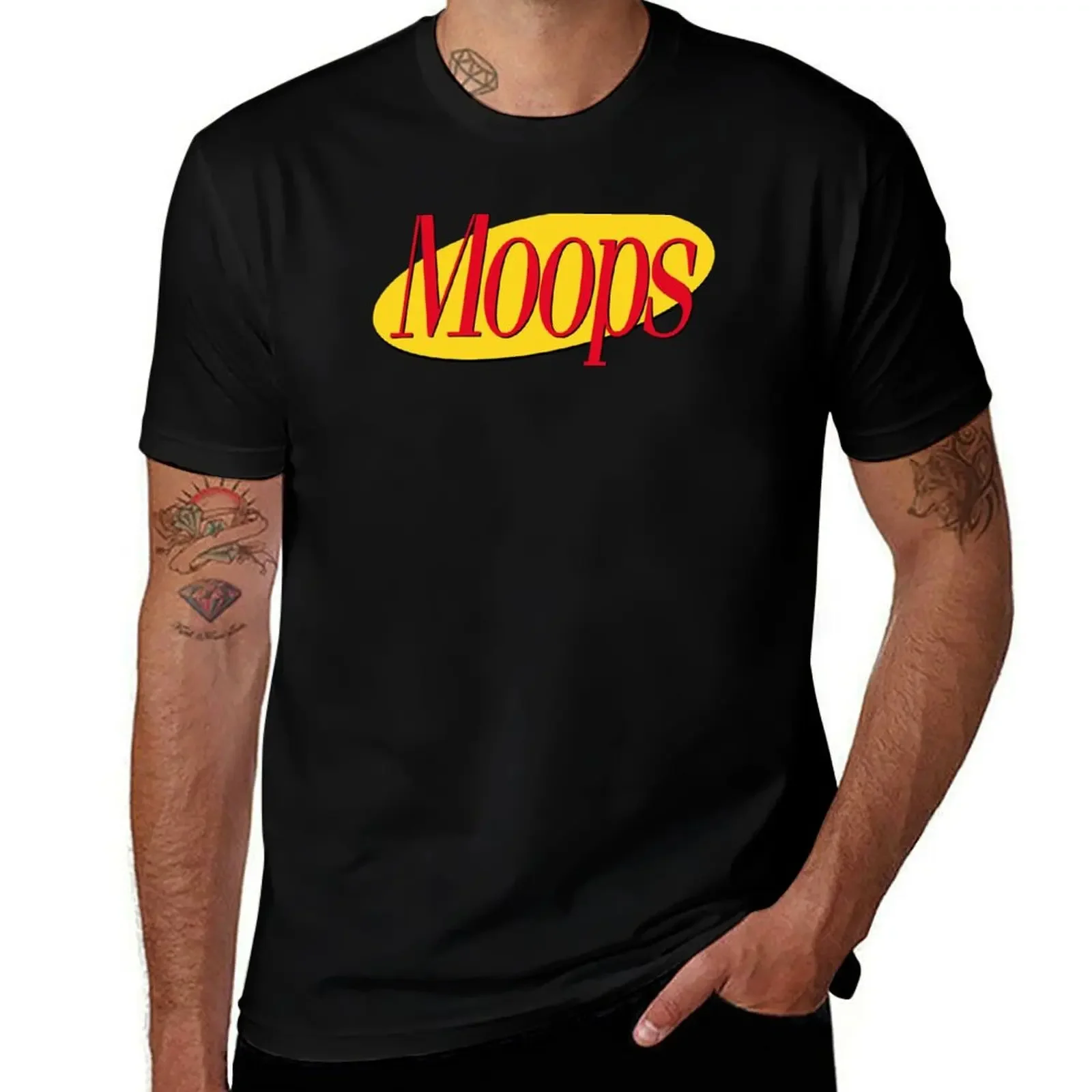 Футболка MOOPS футболки с рисунком баскетбола простая традиционная мужская одежда