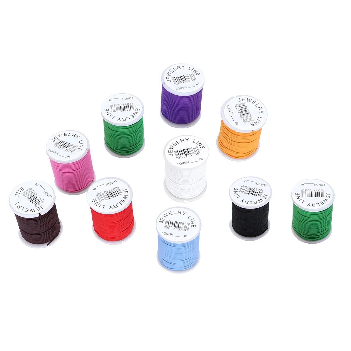 

Nylon Thread Cord String Beading Rattail Elastic Bracelet Braided Color Necklace Trim Knotting Chinese Satin Craft Bonded