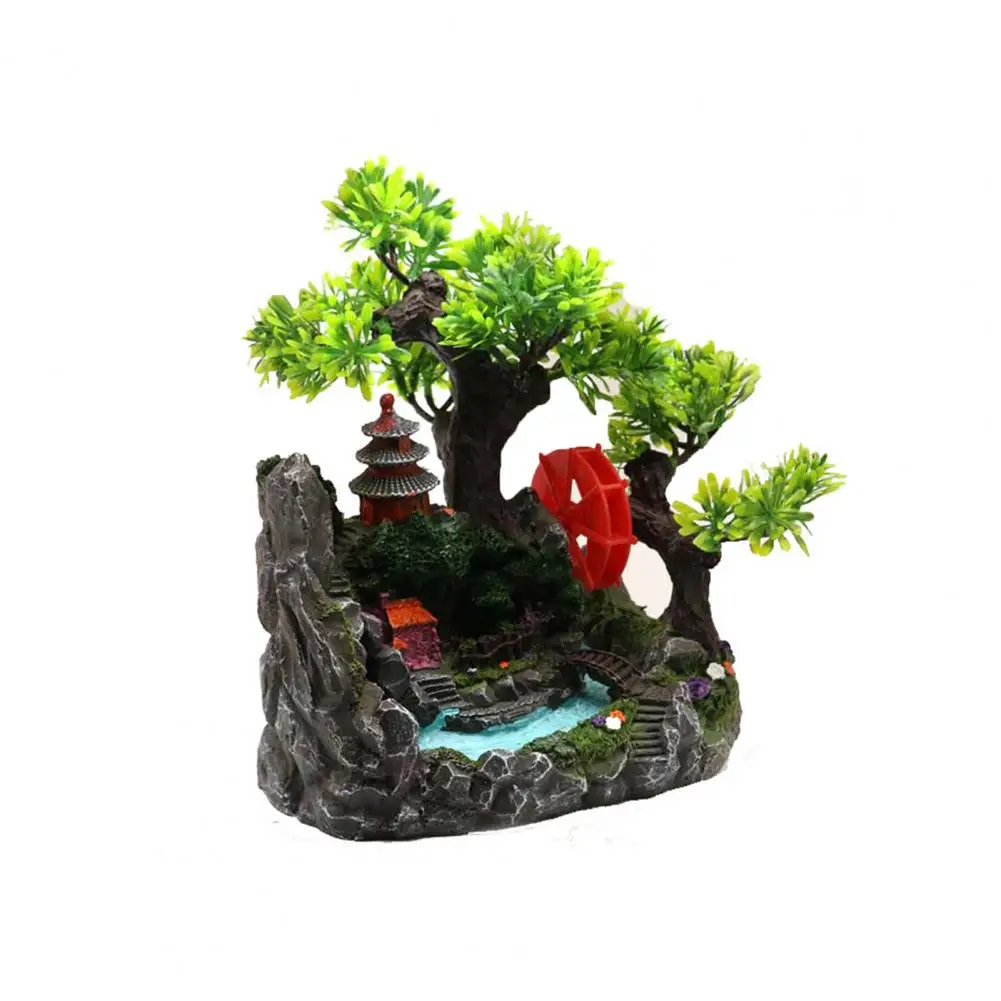 

Украшение для аквариума, полезный яркий цвет, не деформируется для сада, украшение для аквариума