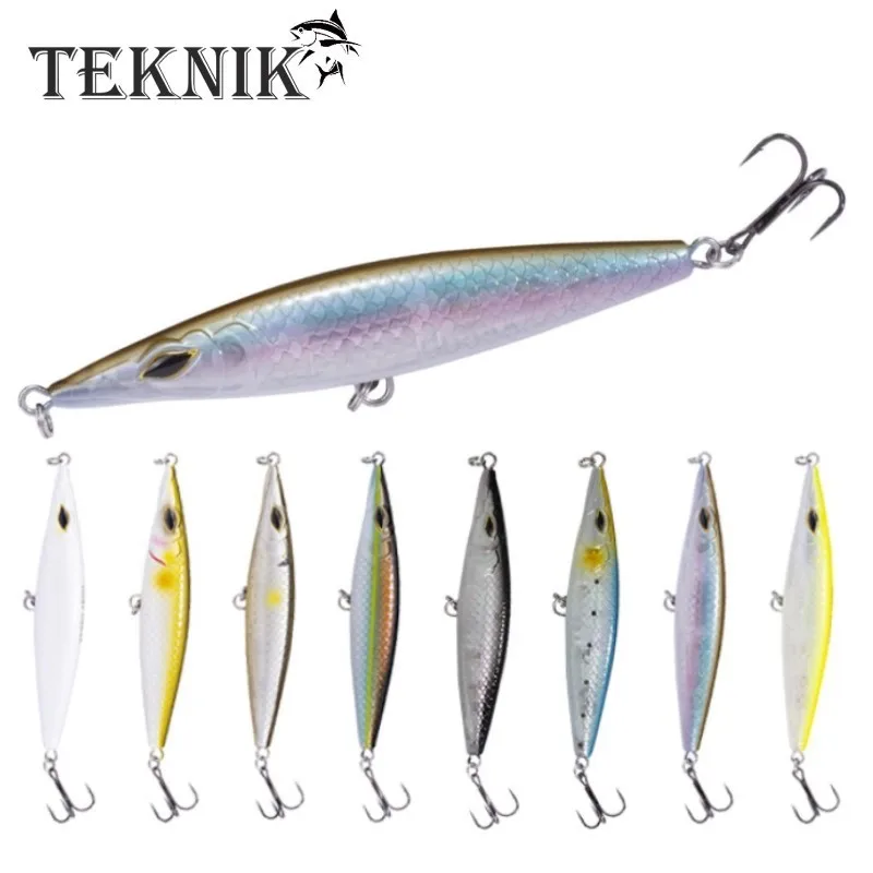Плавающая приманка TEKNIK для рыбалки карандаш 12 г/90 мм 1 6 г/110 26 г/130 рыбной ловли -