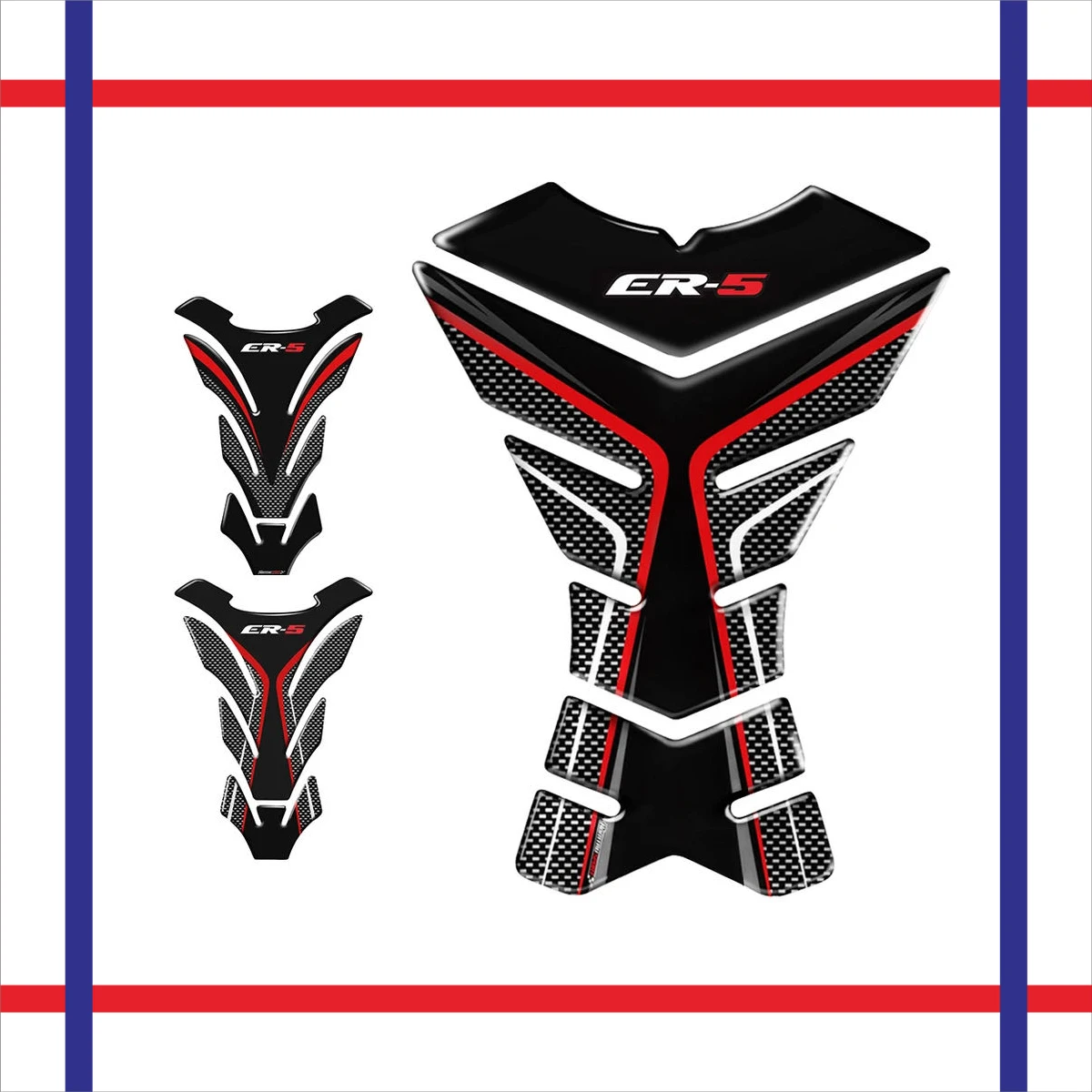 3D мотоциклетный бак защитная наклейка чехол для KAWASAKI ER-5 ER5 ER500