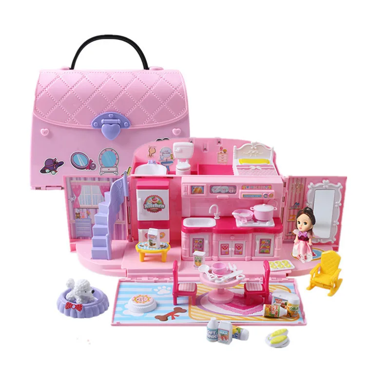 Сумка для кукольного домика милая мебель миниатюрный кукольный домик подарок на