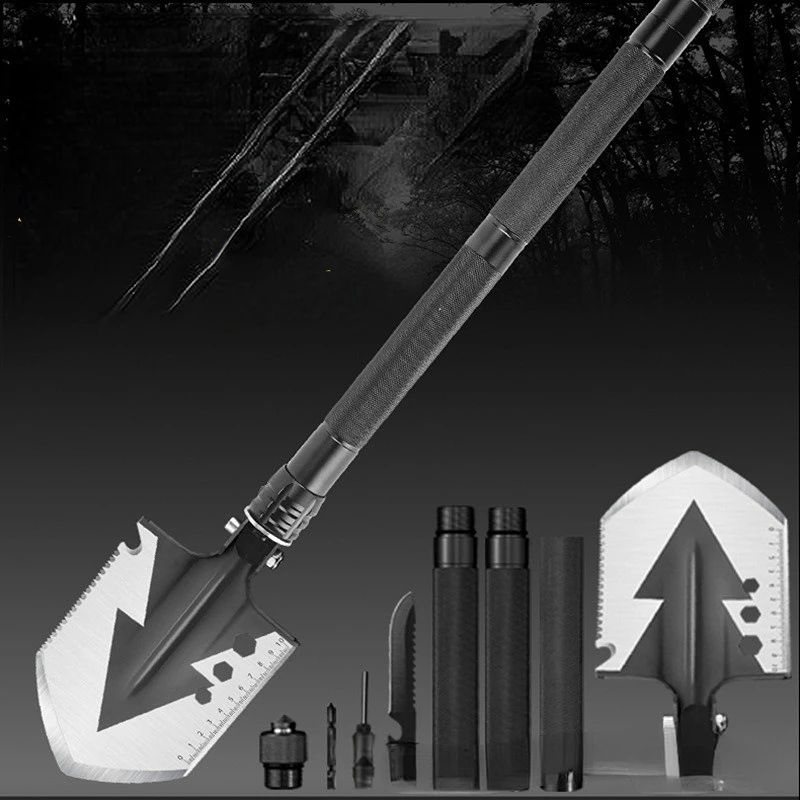

Garden Outdoor Tools Military Multifunction Shovel Camping Survival Folding Spade Tool Snow Shovel Gardening Tools Tactical Edc