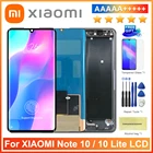 6,47 новый оригинальный ЖК-дисплей для Xiaomi Mi Note 10 Lite для Xiaomi Mi note 10, ЖК-дисплей с кромкой и сенсорным экраном, дигитайзер в сборе