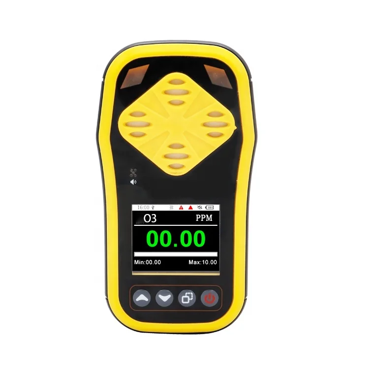 

Portable 10ppm 100ppm O3 Gas Analyzer Ozone Gas Detector with Sound Light Vibration Alarm