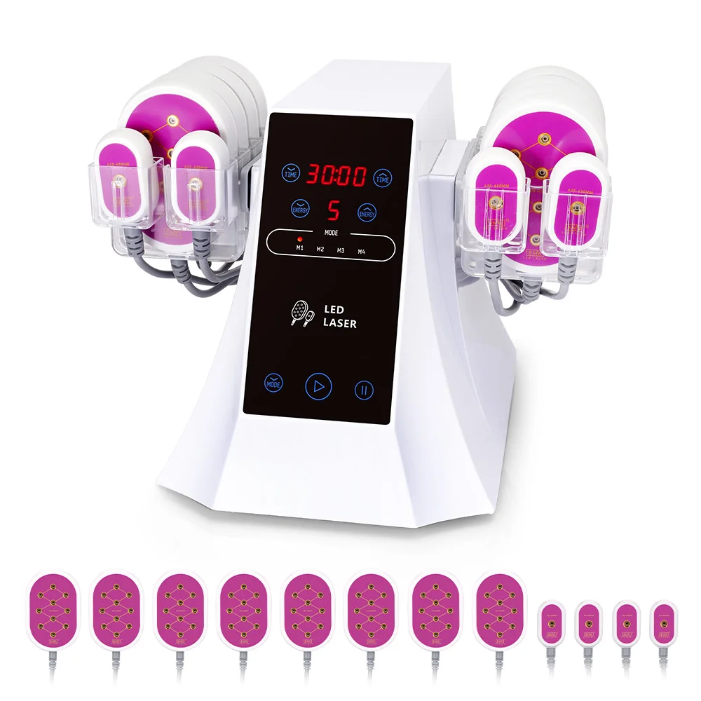 Портативная 12 липо-лазерных аппарат для похудения 5 МВт липо-машина скульптура