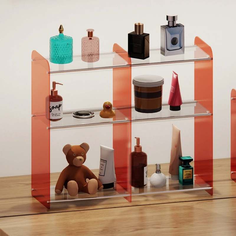 

Bathroom Counter Organizer 1-3 Tier Bathroom Cosmetics Rack Organizer Vanity Storage Shelf Rack for Bathroom Bedroom Kitchen