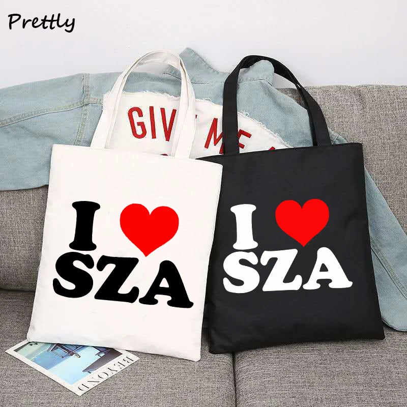 

Винтажные сумки-тоуты для покупок для женщин, шоппер в стиле Харадзюку, Холщовая Сумка-тоут, повседневные большие черные белые дамские сумо...