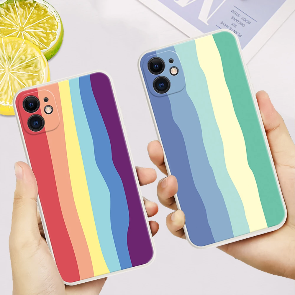 

For iPhone13 Pro Max Coque Graffiti Soft Silicon Phone Case For iPhone 13 12 11 Pro Max Mini Abstract Geometry Illustration Case