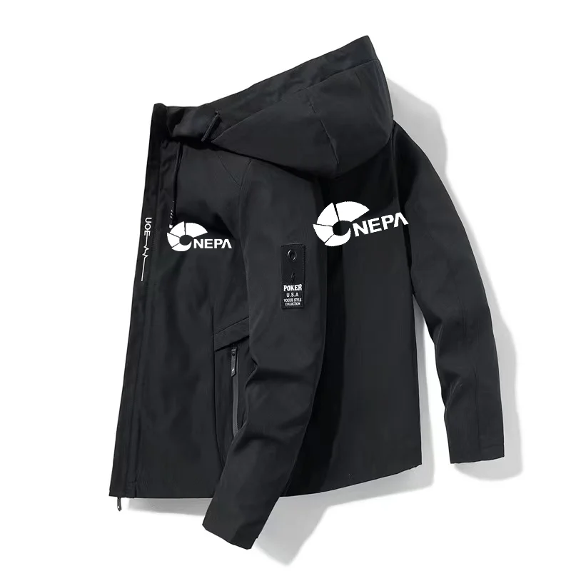 

NEPA-New Wilderness Camping Mountain Adventure Jacket Men's Leisure Travel Light Coat Spring And Fall Hiking Hooded Windbreaker