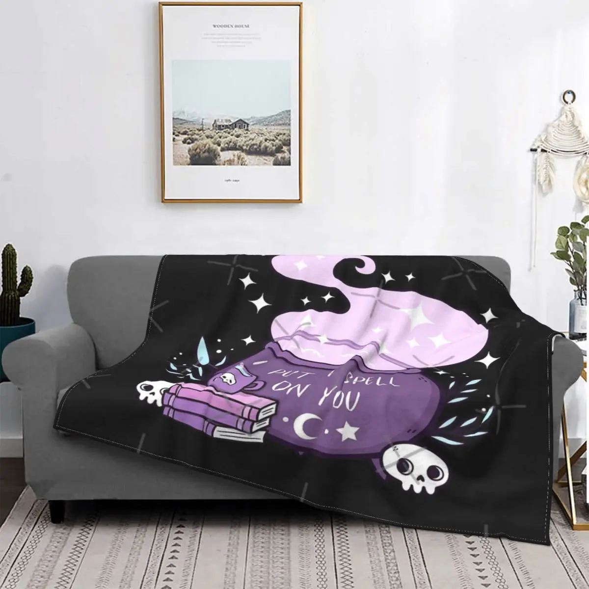 

Manta de caldero de bruja nicury, colcha de cama, alfombra a cuadros, manta de playa, manta Thermal Mica