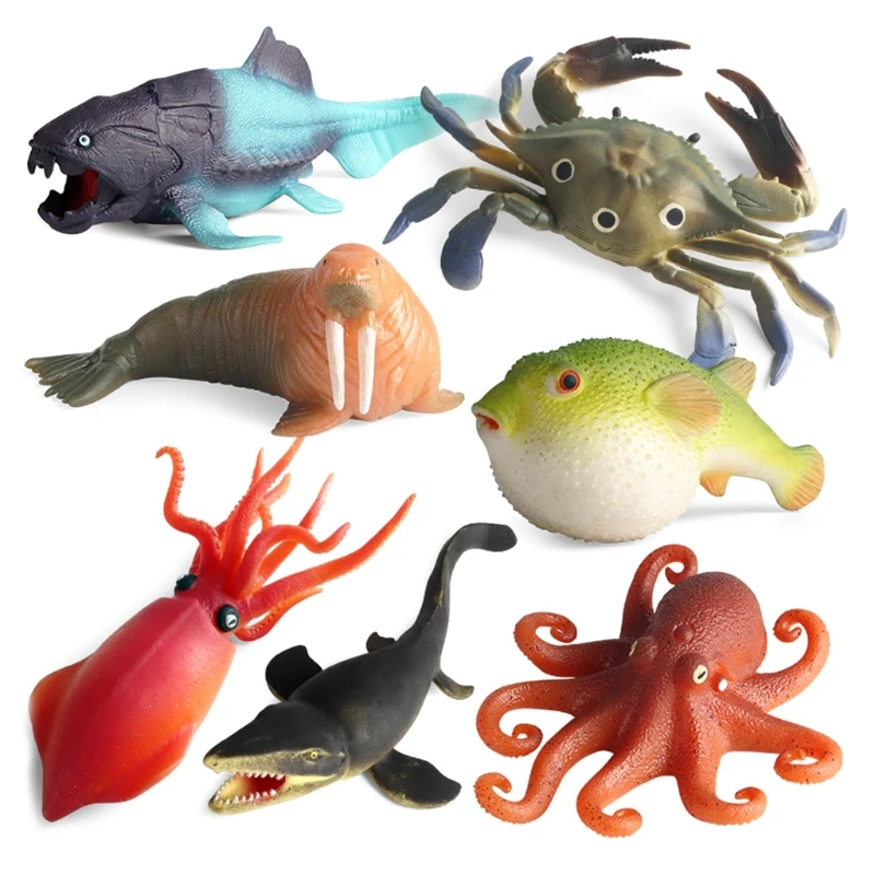 

Marine Animals Model Figurines for Toddler Girls Xmas Gift Cake DropShipping