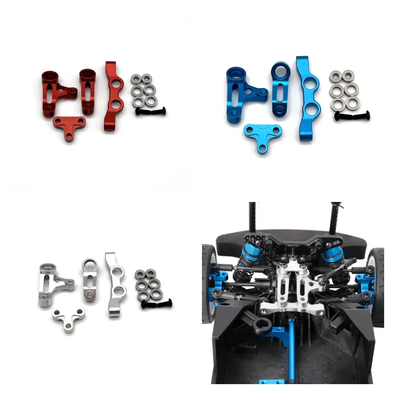 Фото Металлические аксессуары TAMIYA XV02 XM01 для радиоуправляемой машины 1/10, компонент рулевого управления XV-02 PRO, сборочный элемент. №4