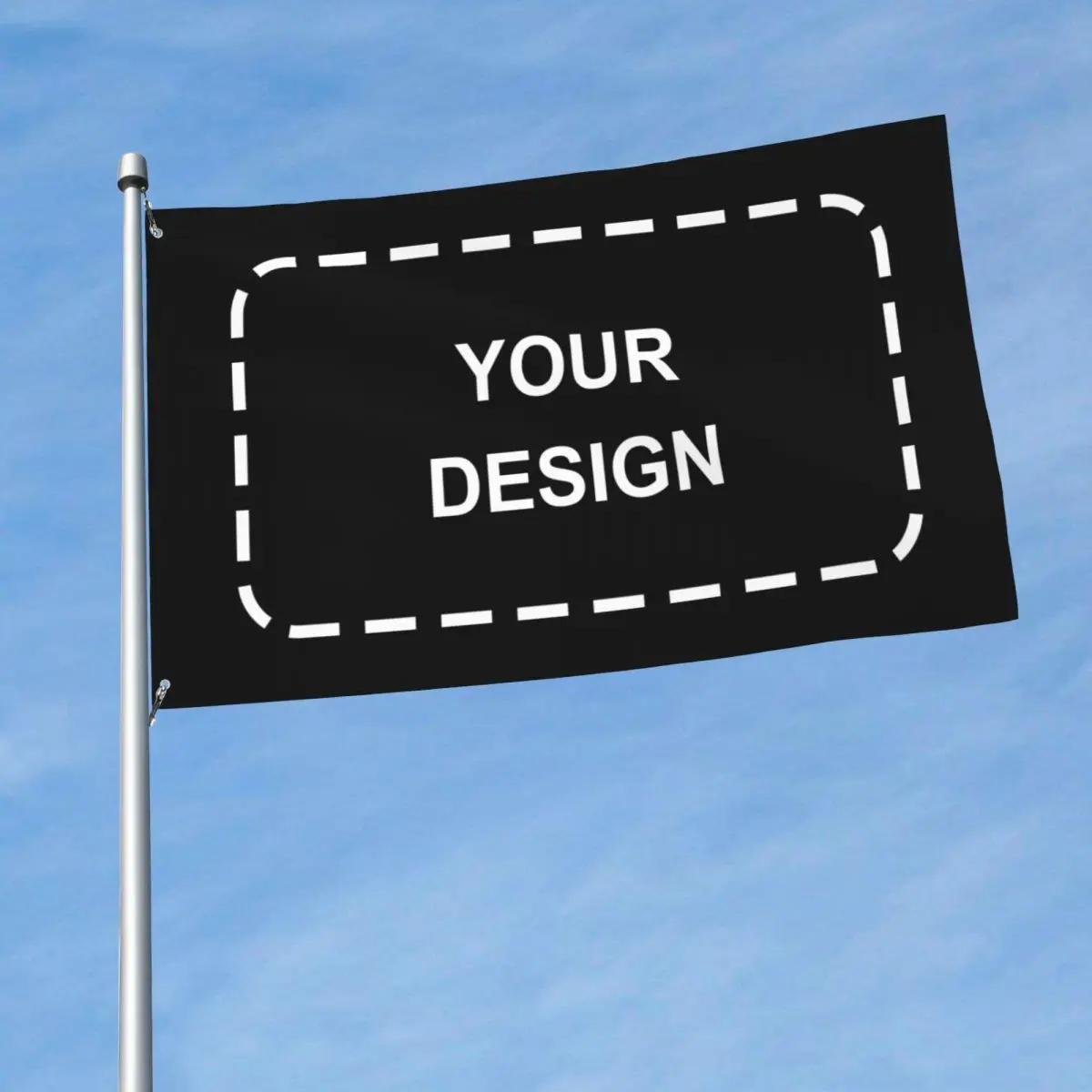 Пользовательский Печатный флаг Company рекламный логотип Спорт наружные баннеры