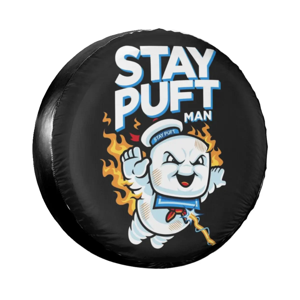 Обложка для запасной шины Ghostbusters Stay-Puft Marshmallow Man аксессуары Jeep Hummer комикс
