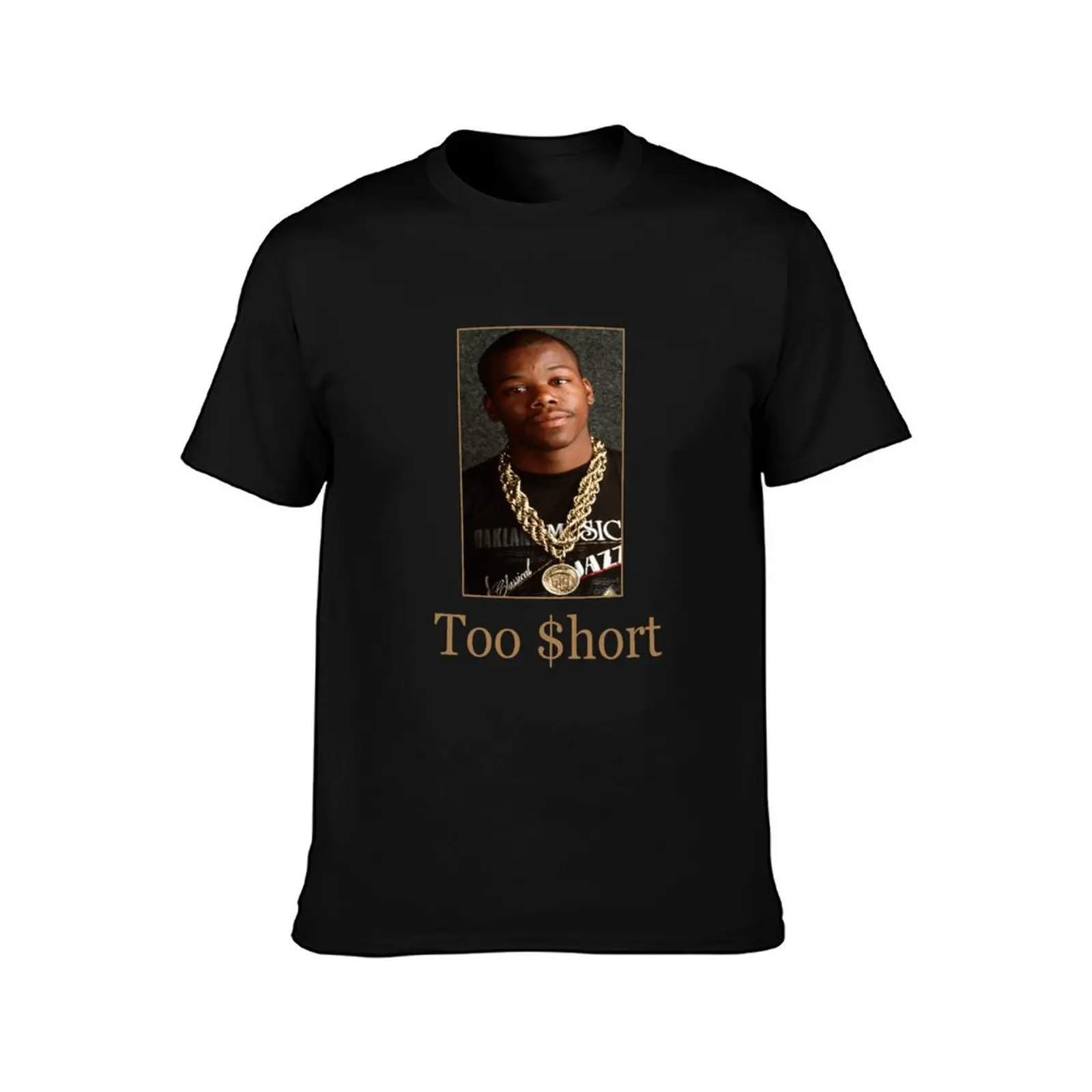 Фото Футболка Too $hort Portrait, базовая повседневная хлопковая рубашка с коротким рукавом №2