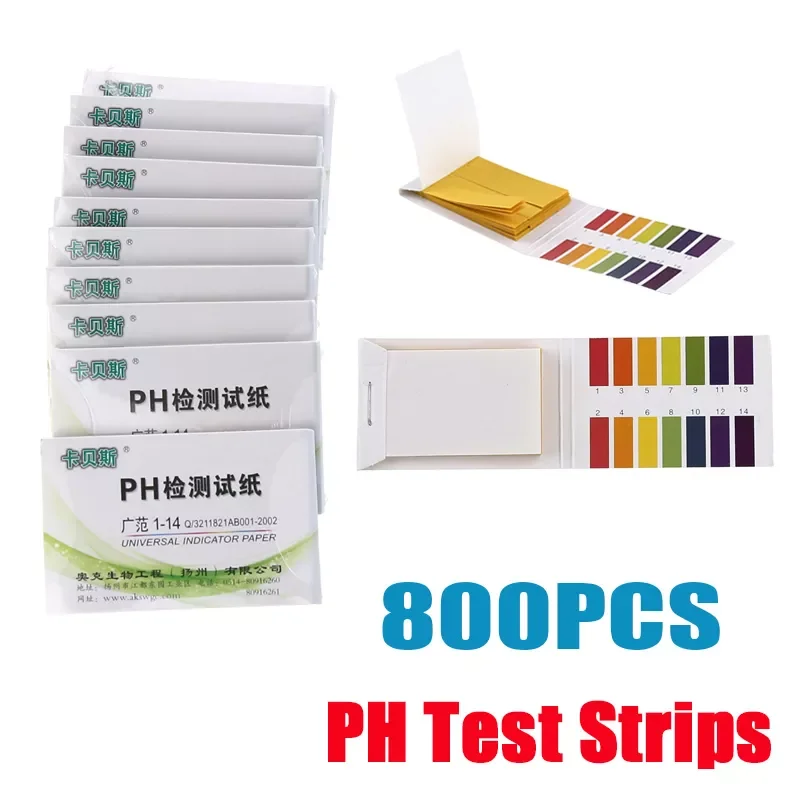 

PH Papers Strips PH 1-14 Universal Full Range Litmus Test Paper Strips Laboratory Tools 80 Strips In 1pack